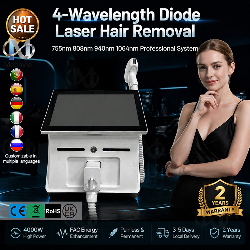 2026 Professional 4 Waves Port - Industrial Laser Hair Removal Machine review and price