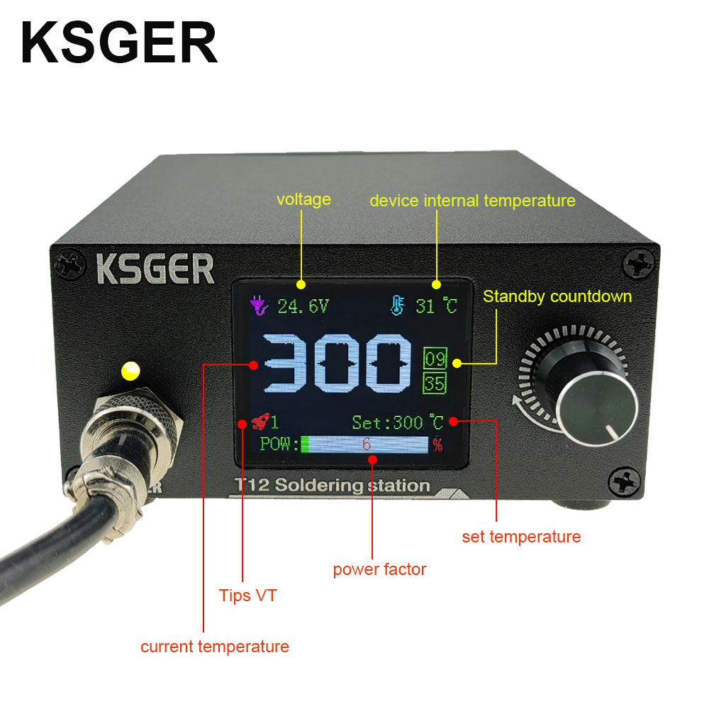KSGER T12 Soldering Station Ir - Industrial Laser Soldering Iron review and price