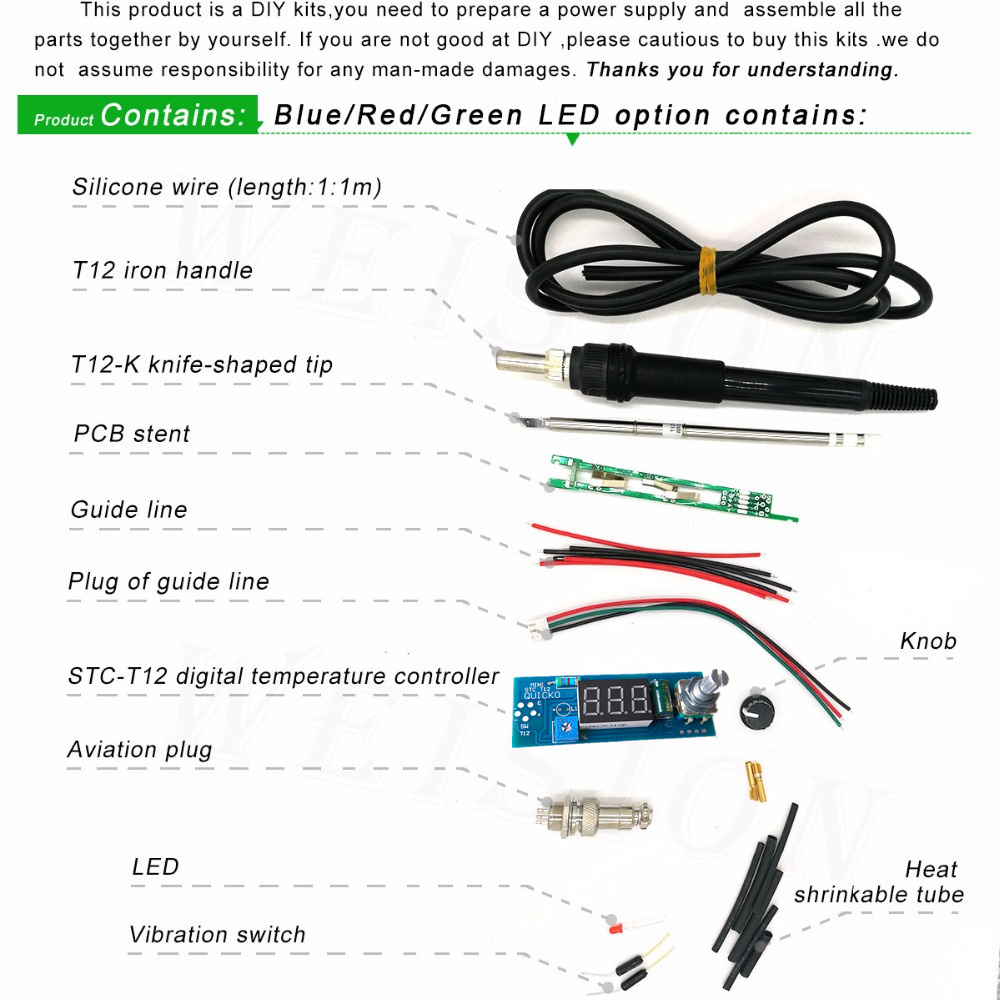 STC-T12 solder iron DIY kits/U - Industrial Laser Soldering Iron review and price