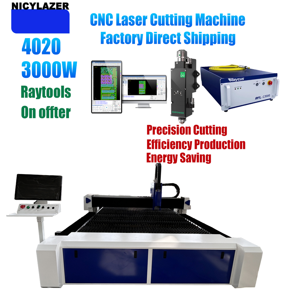 NICYLAZER CNC 3000W 4020 Fiber - Industrial Laser Cutters review and price