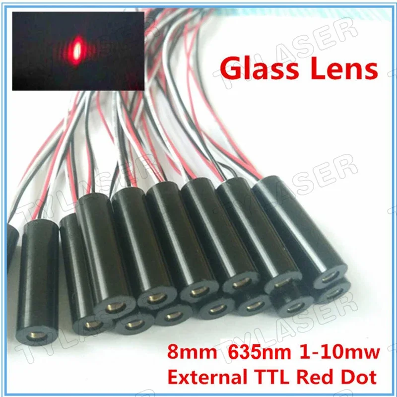 External TTL 8mm 635nm Red Dot - Industrial Grade Laser Pointer review and price