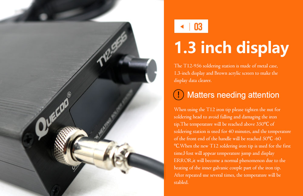 QUECOO T12-956 Soldering Digit - Industrial Laser Soldering Iron review and price